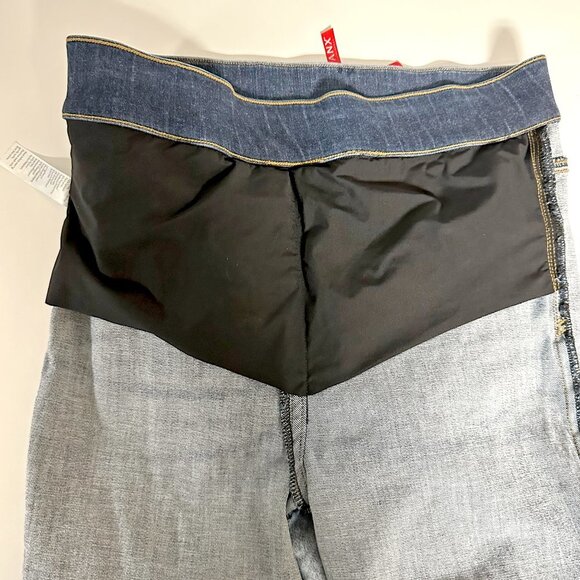 Spanx Cropped Flare Raw Hem Jeans - Picture 11 of 15